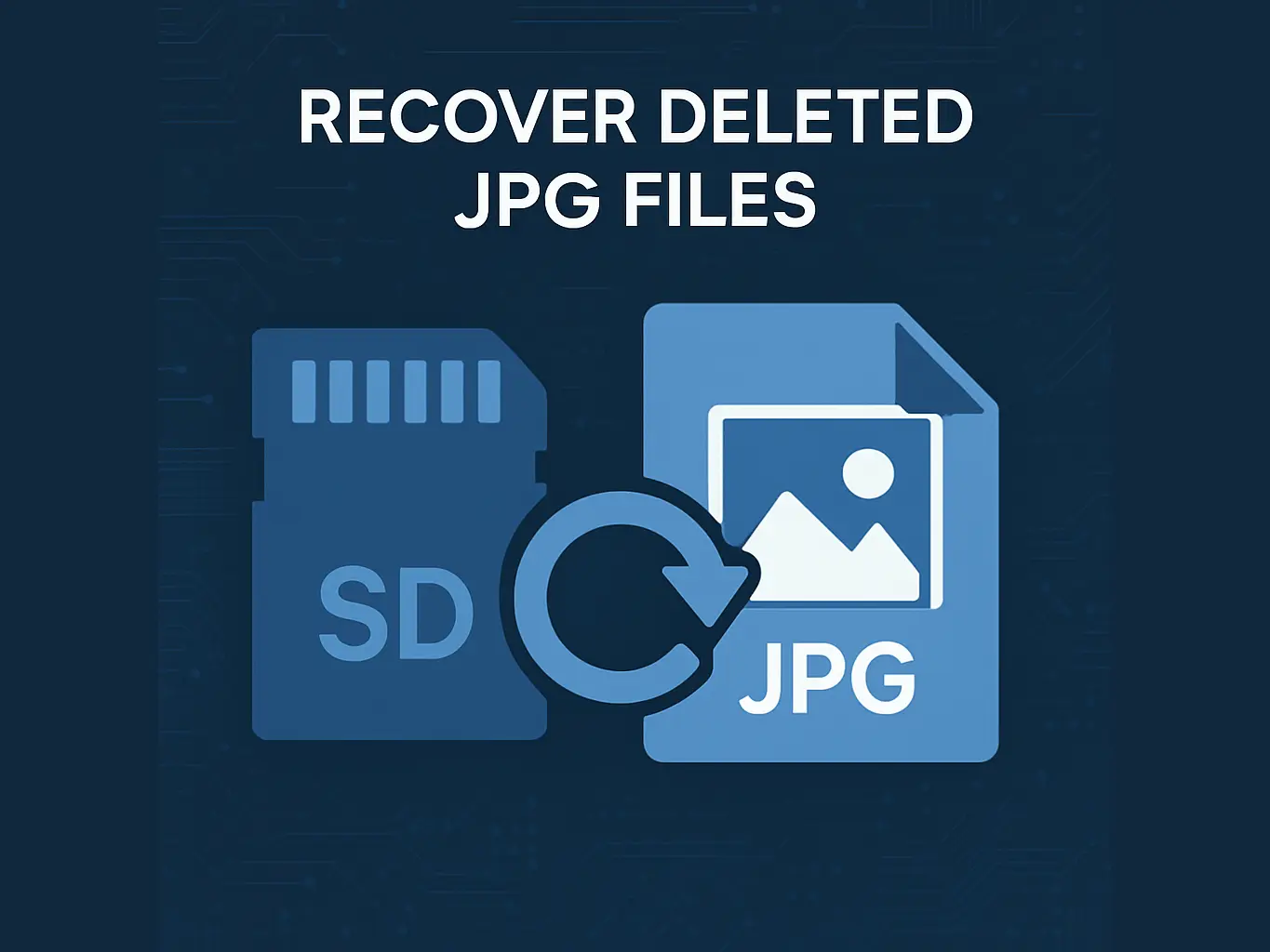 Recover Deleted JPG from sd card using C programming